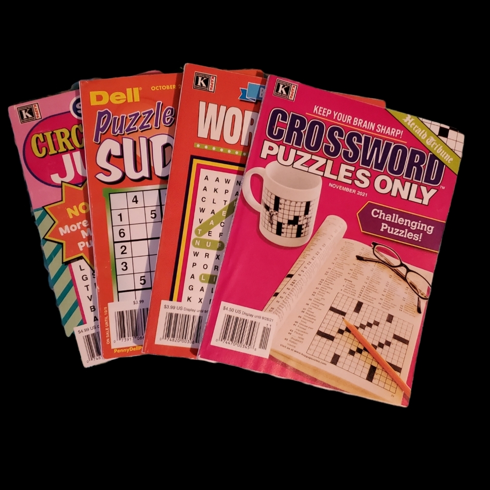 Bundle of 4 puzzle books
